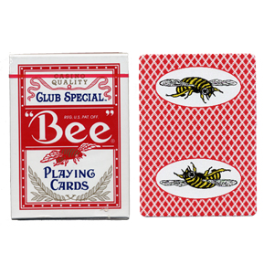 Bee marked cards with bees
